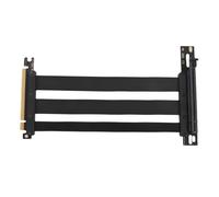 ASHATA PCIE 4.0 X16 Riser Cable, 90 Degrés à Haute Vitesse GPU Câble D'extension Cable Extension Adaptateur D'extension pour RTX 4090 TI pour 8900 XT (15 cm)