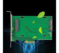 ASHATA PCIe X4 à 2,5 Pouces NVME U.2 SSD SF8639 Riser Card pour 750 P3700/ PM963, PCIe Riser Card NVME PCIe Adapter pour 10/7/ Server 2008 R2