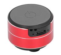 ASHATA Petit Haut-Parleur à Ventouse, Technologie de Conduction Osseuse Efficace pour Les Douches et L'extérieur, 3W 4Ω étanche, 1 Paquet (Rouge)