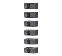 ASHATA Pince de Selle de Pont Tremolo en Acier Inoxydable, Bloc d'insertion de Cordes de Verrouillage pour le Remplacement de, Pièces de Guitare électrique, Paquet de 6
