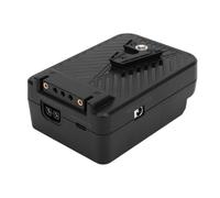 ASHATA Plaque D'adaptateur de Batterie D'outil électrique, Convertisseur de Batterie à Montage en V PD 100 W Entrée Sortie DC Tap Interfaces USB C, Plaque de pour Caméra LED