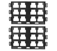 ASHATA Plaque de Montage Packout, Base Métallique en Acier allié pour Boîte à Outils avec Serrure, capacité de 100 Lb, pour Montage de Véhicule au Mur de Lit de Camion