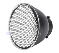 ASHATA Plat de Teneur en Lampe à Lampe Diffuseur de 7 Pouces pour Réflecteur de 7 Pouces pour Mount Studio Stroboscogne de Flash, Aluminium Alloy Diffusers Plat Plat