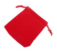 ASHATA Pochette à Bijoux en Velours avec Cordon de Serrage, Sac Souple Luxueux pour Cadeaux et Accessoires, Parfait pour les Fêtes et les Occasions Spéciales 3,15 X 3,94 Pouces (8x10cm)