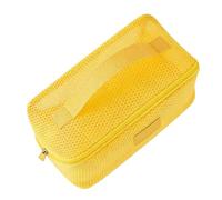 ASHATA Pochette Cosmétique en, Trousse de Toilette Durable à Séchage Rapide pour Voyages et Voyages d'affaires, Légère 23x11x11cm (Yellow)