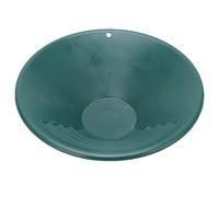 ASHATA Poêle de Lavage de L'or de 260mm, Outil de Panoramique de L'or ABS avec Conception à Rainure Peu Profonde pour L'expérimentation de Valorisation, Poêle Verte pour les Rivières