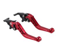 Ashata poignée de frein d'embrayage Remplacement de Poignée de Frein, Résistance à la Corrosion Universelle de moto poignees Rouge