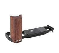 ASHATA Poignée en Forme de L pour Appareil Photo X E5, Plaque à Dégagement Rapide Intégrée, Vis de 1/4 Pouces, Poignée Légère en Alliage D'aluminium (Black)