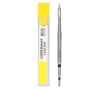 ASHATA Pointe de Fer à Souder, Pointes de Fer à Souder Universelles C210-020 Pointe Droite pour Station de Soudage T210 T26, Outil de Consommables de Soudage, Boîtier en Acier Inoxydable