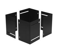 ASHATA Post Protecteur Réglable en Fer, Boîte aux Lettres de Clôture Post Protector, Manchon de Poteau Universel pour Clôtures de Balustrade, Facile à Installer