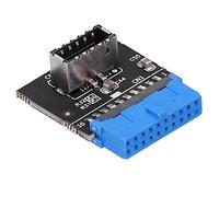 ASHATA Prise de Panneau Avant USB 3.0 vers Type-E, Prise de Panneau Avant USB, Adaptateur D'extension D'en-tête 20 Broches pour Carte Mère, Prise de Panneau Avant USB 3.1, Connecteur