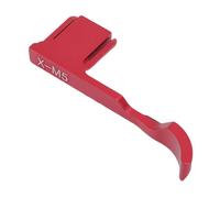 ASHATA Prive de Pouce de la Caméra, CNC Ergonomique CNC Usinée en Aluminium en Alliage Poignée de Repos avec Fixation de Chaussures Chaudes Sécurisée, pour Le Modèle de Caméra X M5 (Red)