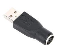 ASHATA PS-2 vers USB, 5PCS USB mâle vers pour PS/2 Adaptateur Femelle convertisseur pour Clavier Souris avec pour Interface PS/2, Adaptateur PS/2 convertisseur de convertisseur mâle Petit et