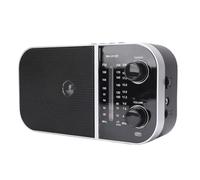 ASHATA Radio AM FM SW Portable, Haut-Parleur Bluetooth Portable Rétro, Radio Multibande Rechargeable avec Puce Anti-interférence pour Les Voyages (Prise UE 220V)