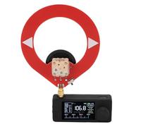 ASHATA Radio de Poche, AM FM LSB USB Transistor Radio avec écran Couleur de 1,9 Pouce, Batterie de 800mAh, Lampe de Poche LED, pour Une Utilisation en Extérieur de Voyage