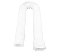 ASHATA Rallonge de Gouttière de Pluie, Tuyau de Vidange Extensible Flexible 20-59in avec Bloc D'éclaboussure pour L'extérieur Villa Ronde Eave Creux (White)