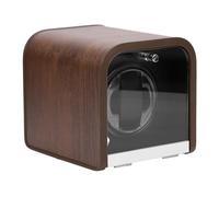 ASHATA Remontoir de Montre Automatique, 5 Modes Réglables, Fonctionnement Silencieux, Boîte de Rangement en Bois avec Lumière LED Douce, pour Montres Mécaniques, Décoration de la Maison