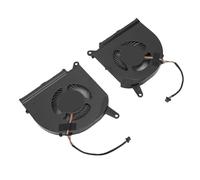 ASHATA Remplacement du Ventilateur CPU GPU pour 15P 15G 17G Ensemble de Ventilateur de Refroidissement Efficace à Faible Bruit pour des Performances Fluides Métal ABS 2 Unités