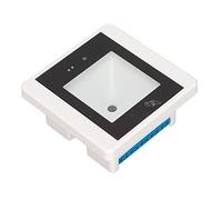 ASHATA RF Quasi-86 Box 1d 2D QR Barcode Scanner pour la Gestion du Personnel de L'entrée des Visiteurs, Induction Automatique, USB/Wiegand, 1 Scanner (R35C Blanc)