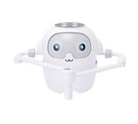 ASHATA Robot de Dessin Interactif Intelligent pour Enfants, pour Apprendre et pour Enfants, 4,72x3,94x3,94 Pouces, Plastique avec 58 Cartes (White)