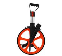 ASHATA Roue de Mesure Manuelle, Compteur Durable pour Mesure de Terrain, Poignée de Frein, Affichage Clair, Routes, Trottoirs, Nylon PC en Alliage D'aluminium