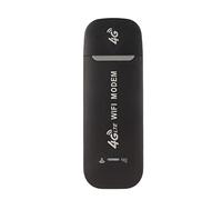 ASHATA Routeur WiFi USB 4G LTE, Point D'accès Mobile de Poche de Routeur WiFi Portable, Routeur Intelligent de Réseau sans Fil de Modem USB avec Emplacement pour Carte SIM 150 Mbps 10