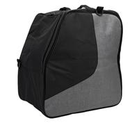 ASHATA Sac à Chaussures de Ski de Snowboard, Imperméable, Léger, Rangement Spacieux pour Hommes, Taille 13, Bottes de Voyage, Ski, Oxford 600D Enduit PVC Gris