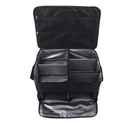 ASHATA Sac de Coffre Pliable pour Golfeur avec 6 Compartiments (Black)