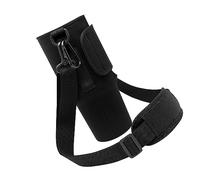 ASHATA Sac de Transport de Bouteille d'eau, Support Portable Antichoc pour Enfants, Randonnée, Sangle Réglable pour Activités de Plein Air, Tissu 9,4 X 4,3 Pouces (Black)