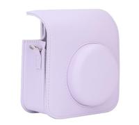 ASHATA Sac pour Appareil Photo instantané Portable, étui de Rangement de Protection avec Sangle Réglable, de Couleur Unie d'inspiration Vintage pour la Photographie Mini12 (Purple)