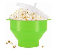 ASHATA Silicone Popcorn Maker -ondes Bol Repliable | Gain de place pliable, chauffage rapide au -ondes, silicone de qualité alimentaire, bol à collation portable, nettoyage