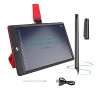 ASHATA Smart Pen and Writing Board Set, Reconnaissance de L'écriture Manuscrite Sync en Temps Réel Converti en Texte, avec Couverture en Cuir, pour Les Tablettes Android iOS Phones