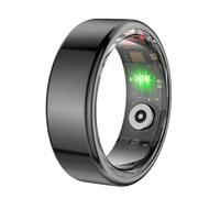 ASHATA Smart Ring Tracker, Fitness Tracker Smart Ring, Smart Rings pour Hommes et Femmes BT Livre électrique Page Tournant la Musique Contrôle Caméra Télécommande pour Android pour iOS