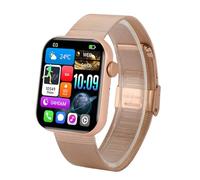 ASHATA Smart Watch Bluetooth , 1,9 Pouce TFT Square HD Tacle Screen IP67 Imperproof Fitness Tracker, 120+ Modes Sportifs, Moniteur de Fréquence Cardiaque 24/7 avec Lampe de Poche LED