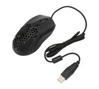 ASHATA Souris de Jeu Filaire avec DPI Réglable, Conception Ergonomique et Touches Programmables-rétroéclairage RVB pour PC Portable de Bureau (Black)