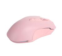 ASHATA Souris de Jeu Filaire, Souris de Jeu Ergonomique RVB Réglable à 7 Vitesses DPI avec 7 Boutons, Souris de Jeu Optique pour PC à Prise Confortable (Rose)