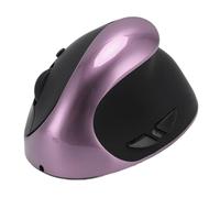 ASHATA Souris Ergonomique, Souris Optique Verticale Rechargeable avec Niveaux 800 1200 1600 DPI, USB pour Tablette PC Portable (Purple)