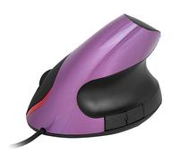 ASHATA Souris Filaire Verticale USB 3200DPI avec Repose-Poignet de Conception Ergonomique, Souris de Jeu pour Ordinateur Portable PC(Violet)