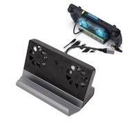 ASHATA Station d'accueil Steam Deck pour Rog Ally, 9 en 1, RJ45 1000 Mbit/s, HDMI 2.0, 4K à 60 Hz, Charge USB C PD 100 W, USB 3.0 Gen1, avec Deux Ventilateurs