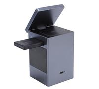 ASHATA Station de Charge Magnétique sans Fil 6 en 1, Rotation à 360 °, Support de Chargeur Bluetooth 5.3 avec Horloge LED et Alarme pour Montre, écouteurs de Téléphone