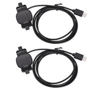 ASHATA Station de Chargement de Montre Intelligente pour pour Magic Band Plus, Câble de Charge Rapide pour Montre Intelligente pour pour Magic Band +, Interface de Type C, (2PCS)