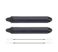 ASHATA Stylet 2 Pièces, Tablettes et Téléphones à écran Tactile avec Attache Détachable, pour Apprendre à Dessiner et à écrire (Black)