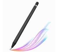 ASHATA Stylet pour écrans tactiles, Crayon capacitif de Dessin Universel pour Huawei, pour Xiaomi, pour Samsung, pour LG, etc.(Noir)