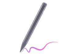 ASHATA Stylet pour Ordinateur Portable Pro 8 Pro 9 X 10, Stylet Rechargeable 5.0 avec Pointe de Rechange, sensibilité à la Pression 4096 (Grey)
