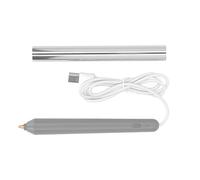 ASHATA Stylo à Feuille Thermique USB, Stylo de Gaufrage à Pointe Fine, Outil de Fabrication pour Dessiner et écrire, Profitez de la Pointe avec 4 Pièces (SILVER)