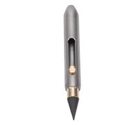 ASHATA Stylo en Graphite Durable, Mini Crayon Portable en Alliage Ti avec 2 Pointes de Rechange pour Esquisser les Aventures en Plein Air en Camping