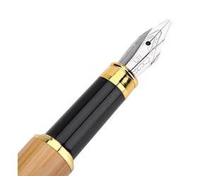 ASHATA Stylo Plume de Calligraphie parallèle, Stylo Plume Gothique écriture Lisse Pointe biseautée écriture Gothique Arabe italique(1,5 mm)