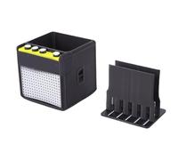 ASHATA Support de Médiator de Guitare Durable, Conception Portable pour Un Accès Facile, Parfait pour Les Artistes, fabriqué en Plastique, Taille 1,97 "x 1,97"