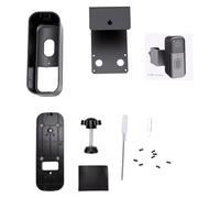 ASHATA Support de Montage pour Sonnette pour Système de Caméra de | Conception à clipser sans outil, bouclier enveloppant à couverture complète, pince de bord de porte réglable, construction