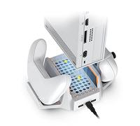 ASHATA Support de Refroidissement pour Series S, Ventilateur de Refroidissement de Console pour Series S avec Batterie Double 800 MAh, Station de pour Series S,